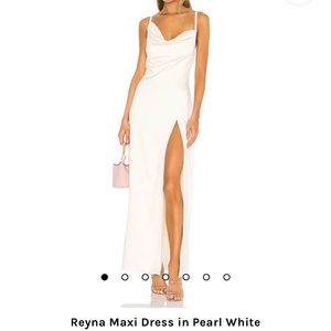 Camila Coelho Reyna Maxi Dress Pearl White